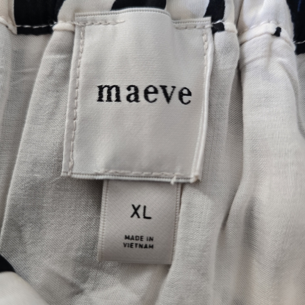 🌻NWT Maeve Silky Asymmetrical Midi Skirt, Size XL - Picture 6 of 9